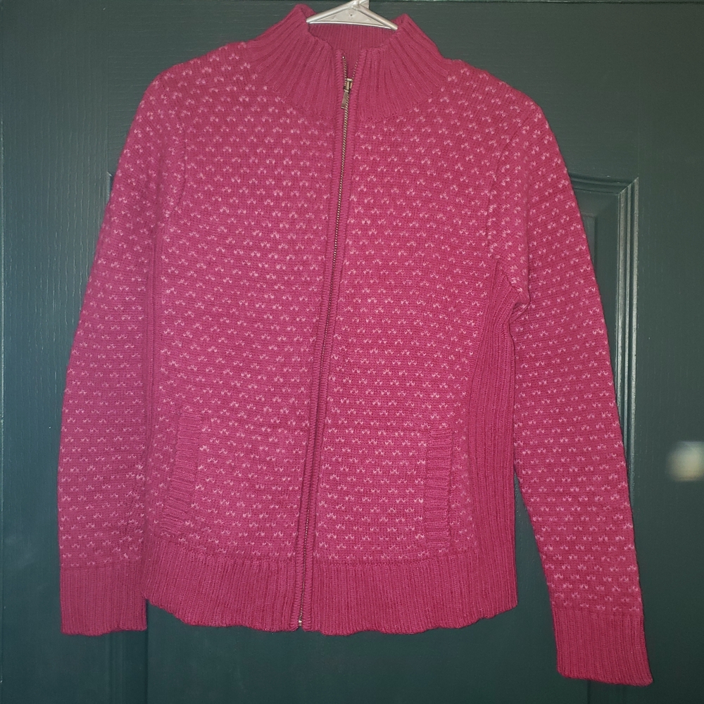 Vintage L.L. Bean Zip Up Cardigan